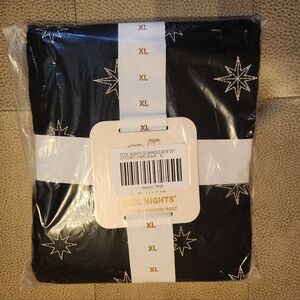 Soma New Cool Nights PJ Set Blk/Tan Xl